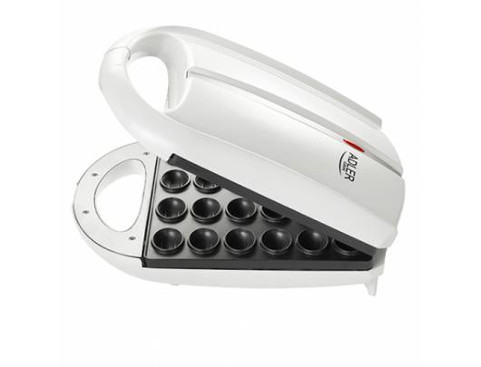 Riešutukų keptuvė Adler Nut maker AD 3039 1600 W, Number of pastry 24, Nuts, White