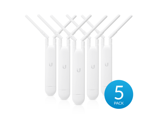 Belaidės prieigos taškas Ubiquiti UniFi UAP-AC-M-5Pack Mesh Access Point Wi-Fi standards 802.11a/b/g/n/ac, 867 Mbit/s, 10/100/1000 Mbit/s, Ethernet LAN (RJ-45) ports 1, MU-MiMO Yes, 2.4/5