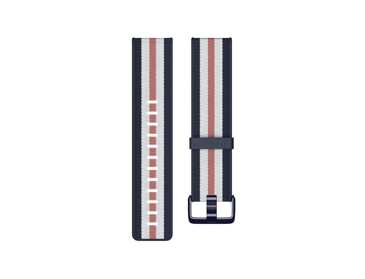 Apyrankė Fitbit Versa-Lite Woven Hybrid Band, large, navy/pink