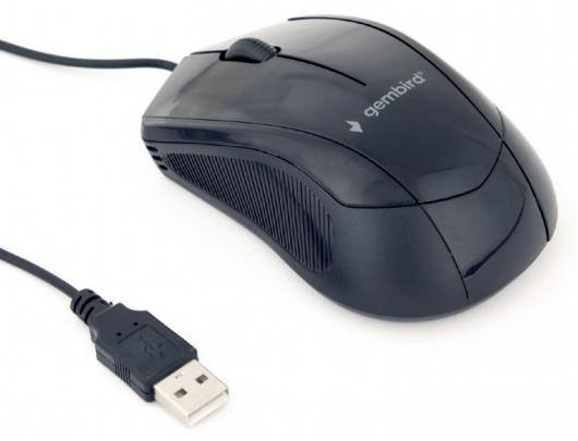 Pelė Gembird MUS-3B-02 Optical mouse, Black