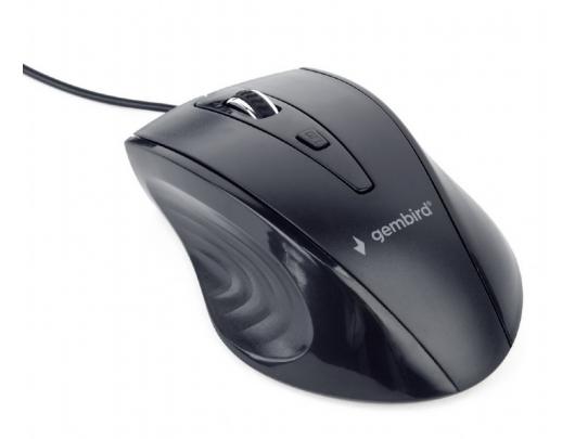 Pelė Gembird Mouse MUS-4B-02 USB, No, Standard, No, Black