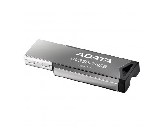 USB raktas ADATA UV350 64 GB, USB 3.1, Silver