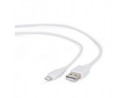 Kabelis Cablexpert 8-pin sync and charging cable, white, 1 m