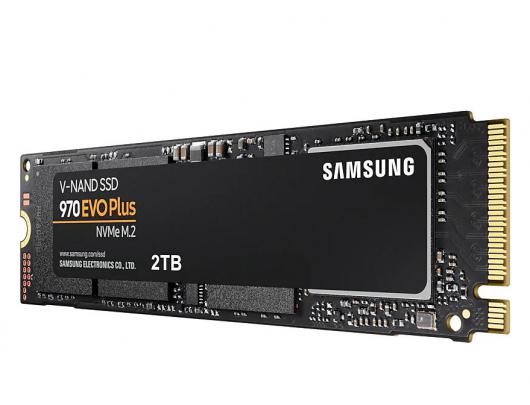 SSD diskas Samsung 970 Evo Plus 2000 GB, SSD interface M.2 NVME, Write speed 3300 MB/s, Read speed 3500 MB/s
