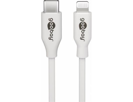 Kabelis Goobay 39448 Lightning - USB-C USB charging and sync cable, 2 m