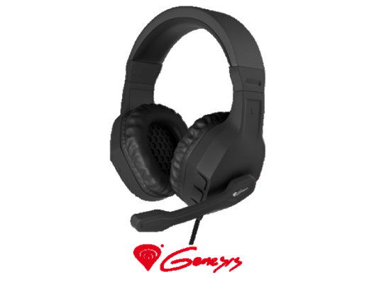 Ausinės Genesis  Gaming Headset Argon 200, 2 x 3 pin 3,5 mm stereo mini-jack, NSG-0902, Black, Wired,