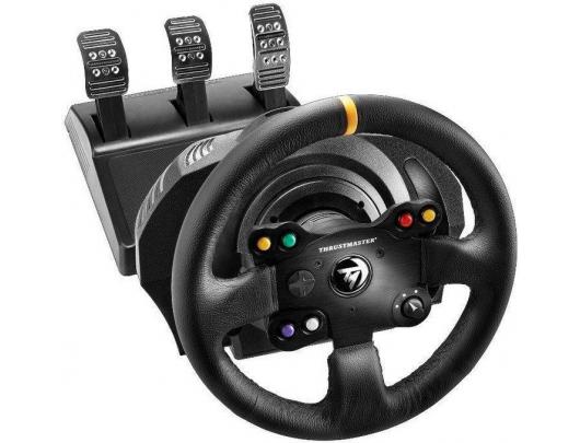 Žaidimų vairas Thrustmaster TX RW Leather Edition racer, wireless rechar mouse