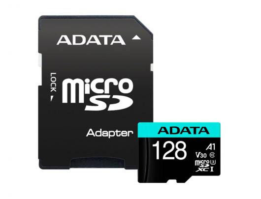 Atminties kortelė ADATA Premier Pro UHS-I U3 128GB Micro SDXC CL10 su SD adapteriu