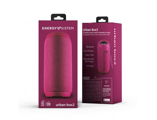 Belaidės kolonėlės Energy Sistem Speaker Urban Box 2 10 W, Bluetooth, Wireless connection, Magneta