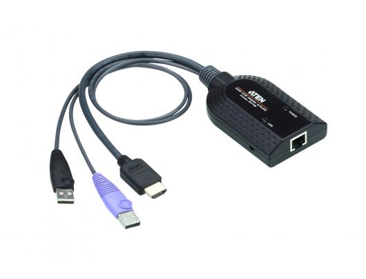 Komutatorius Aten USB HDMI Virtual Media KVM Adapter Cable (Support Smart Card Reader and Audio De-Embedder)