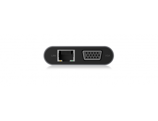 USB adapteris Icy Box IB-DK4040-CPD USB Type-C™ DockingStation with two video interfaces