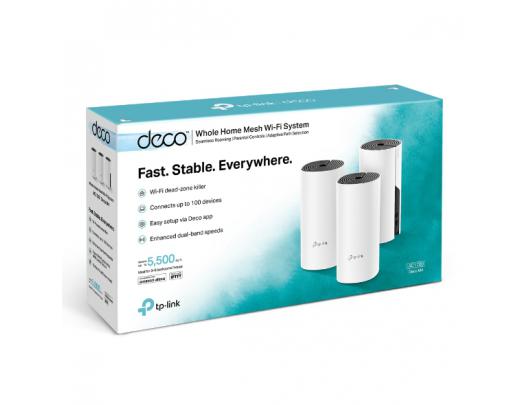 Maršrutizatorius TP-LINK WiFi System Deco M4 (3-Pack) 802.11ac