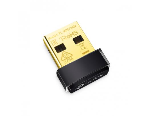 Wifi adapteris TP-LINK Nano USB 2.0 Adapter TL-WN725N 2.4GHz, 802.11n, 150 Mbps, Internal antenna