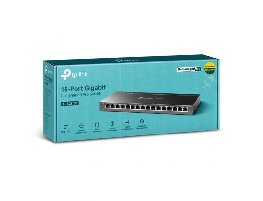 Komutatorius (Switch) TP-LINK TL-SG116E Web Managed