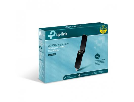 Wifi adapteris TP-LINK USB 3.0 Adapter Archer T4U  2.4GHz/5GHz, 802.11ac, AC1300, External antenna