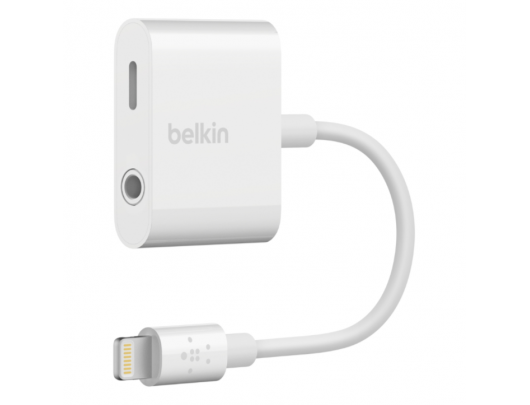 USB adapteris Belkin 3.5 mm Audio + Charge RockStar™ F8J212btWHT White
