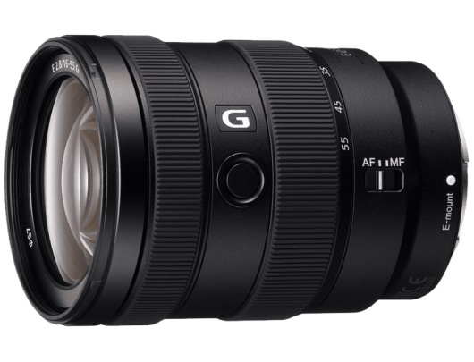 Objektyvas Sony SEL1655G, 16 mm - 55 mm, F/2.8, optinis (Steady Shot) priartinimas