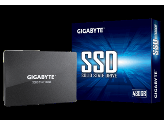 SSD diskas Gigabyte GP-GSTFS31480GNTD 480 GB, SSD interface SATA, Write speed 480 MB/s, Read speed 550 MB/s