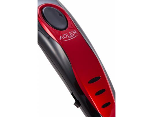 Plaukų kirpimo mašinėlė Adler AD 2825, su laidu, raudona