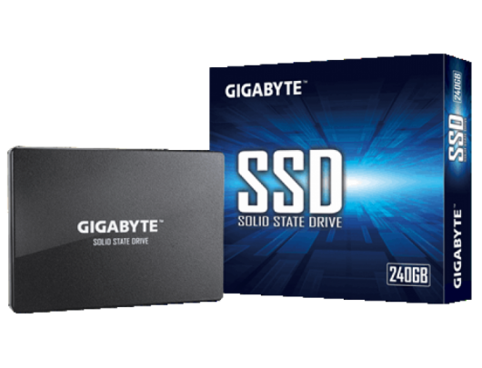 SSD diskas Gigabyte GP-GSTFS31240GNTD 240 GB, SSD interface SATA, Write speed 420 MB/s, Read speed 500 MB/s