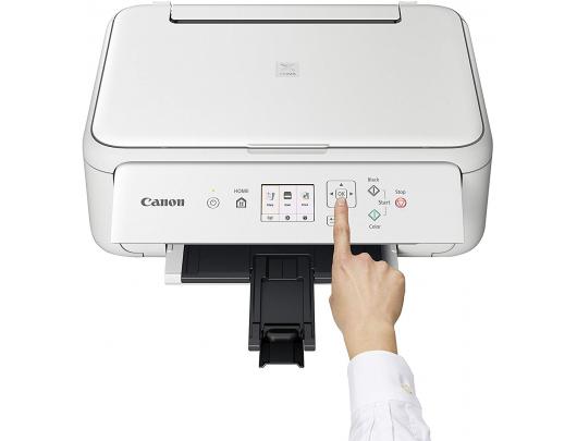 Rašalinis daugiafunkcinis spausdintuvas Canon Multifunctional printer  PIXMA TS5151 Colour, Inkjet, All-in-One, A4, Wi-Fi, White