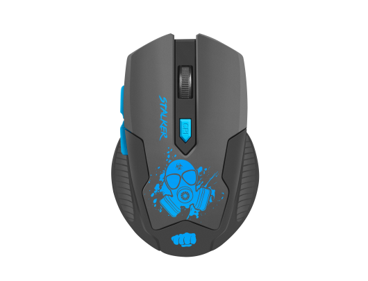 Žaidimų pelė Fury Gaming mouse Stalker 	Wireless, Black/Blue