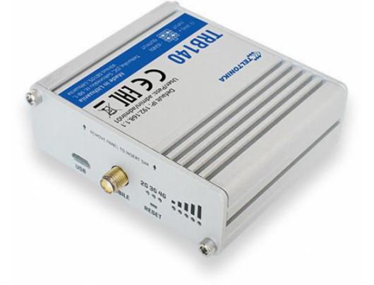 Maršrutizatorius Teltonika TRB140 LTE Router: No WiFi, 4G, SIM, Enthernet port, Micro USB Teltonika
