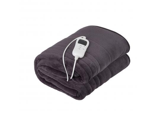 Šildanti antklodė Camry Electric blanket CR 7418 Number of heating levels 7, Number of persons 1, Washable, Coral fleece, 110-120 W, Brown