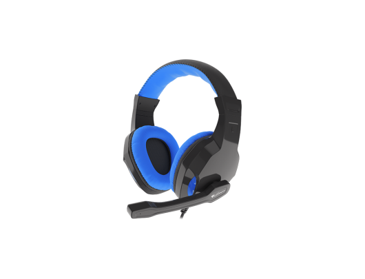 Ausinės Genesis Gaming Headset, 3.5 mm, ARGON 100, Blue/Black, Built-in microphone