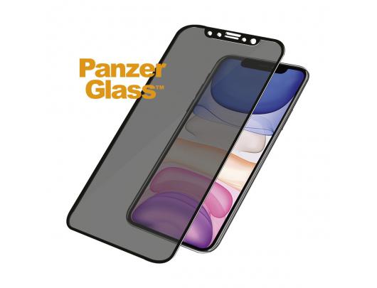 Ekrano apsauga PanzerGlass P2665 Apple, iPhone Xr/11, Tempered glass, Black, Case friendly with Privacy filter