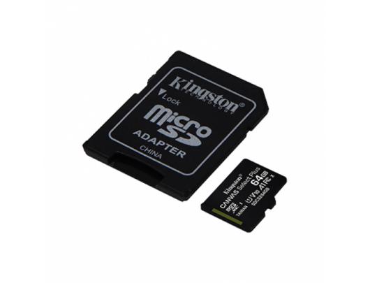 Atminties kortelė Kingston Canvas Select Plus UHS-I 64GB Micro SDXC CL10 su SD adapteriu