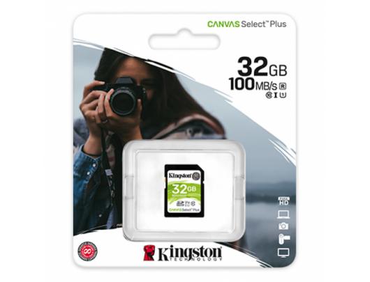 Atminties kortelė Kingston Canvas Select Plus UHS-I 32GB Micro SDHC CL10
