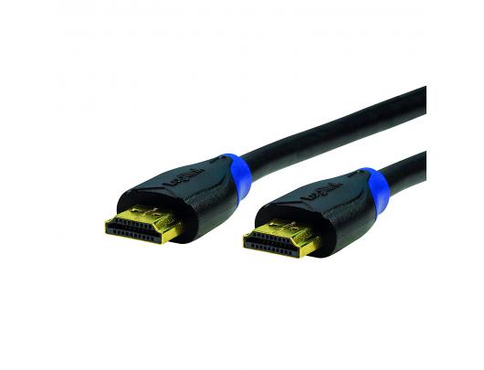 Kabelis Logilink CH0061 HDMI Cable 2.0 bulk M/M, 1 m