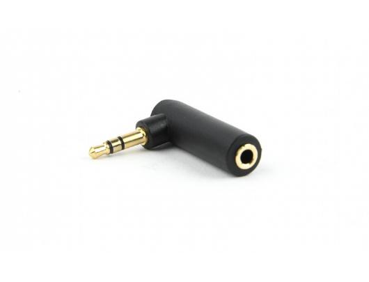 Adapteris Cablexpert 3.5 mm Stereo Audio Right Angle Adapter A-3.5M-3.5FL