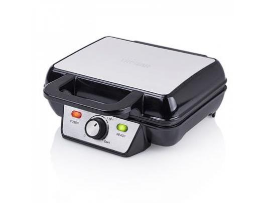 Vaflinė Tristar Waffle maker WF-2195 1000 W, Number of pastry 2, Belgium, Black
