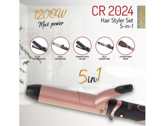 Žnyplės plaukams Camry Hair Styler CR 2024 1200 W Black/Rose gold