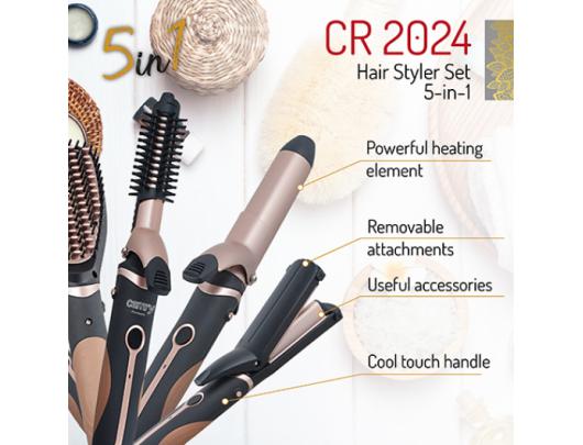 Žnyplės plaukams Camry Hair Styler CR 2024 1200 W Black/Rose gold