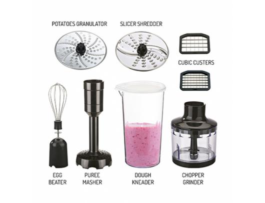 Trintuvas (blenderis) Camry Blender CR 4623 Hand Blender, 1600 W, Number of speeds Variable, Turbo mode, Chopper, Ice crushing, Black