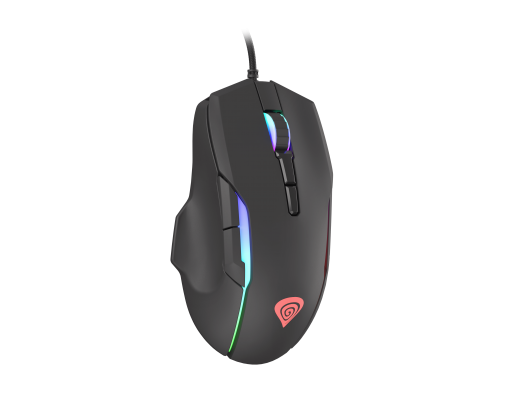 Žaidimų pelė GENESIS Xenon 220 Gaming Mouse, 500 - 6400DPI, Wired, Black