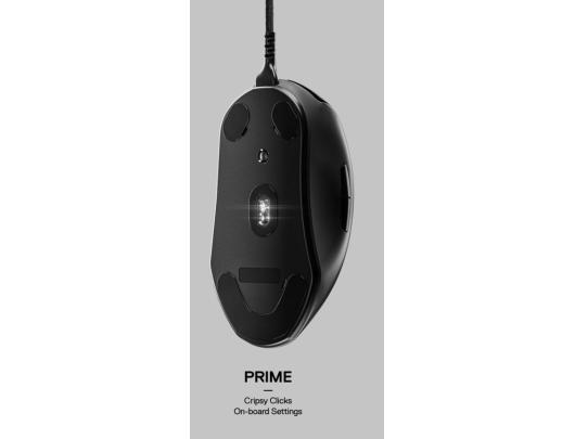 Žaidimų pelė SteelSeries Gaming Mouse Prime, RGB LED light, Black, Wired