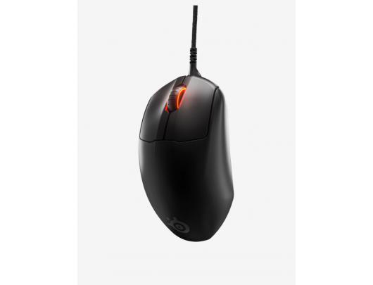 Žaidimų pelė SteelSeries Gaming Mouse Prime +, RGB LED light, Black, Wired