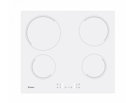 Kaitlentė Candy | Hob | CH64CCW | Vitroceramic | Number of burners/cooking zones 4 | Touch | White