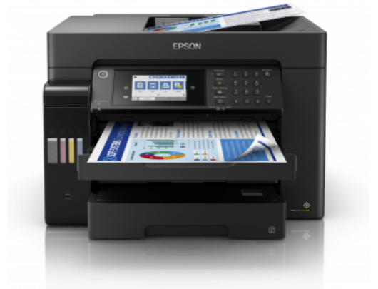 Rašalinis daugiafunkcinis spausdintuvas Epson EcoTank L15160 Colour, Inkjet, Multicunctional A3+, Wi-Fi, Black
