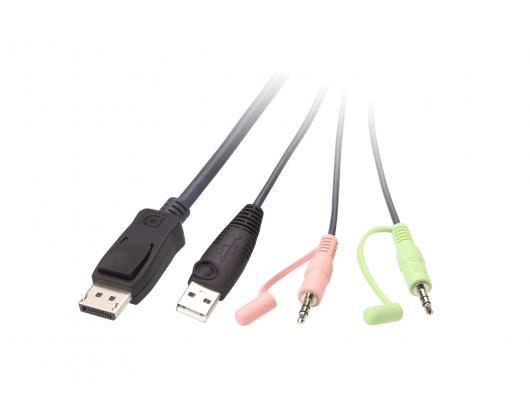 Komutatorius Aten USB DisplayPort Cable with Remote Port Selector CS22DP 2-Port KVM Switch