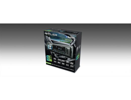 Automagnetola Muse M-199 Car radio MP3 player with Bluetooth, USB/SD, 4 x 40 W, No