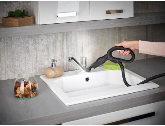 Garų valytuvas Polti PTEU0277 Vaporetto Smart 100_T 1500 W, garų slėgis 4 bar, vandens talpa 2 L, White