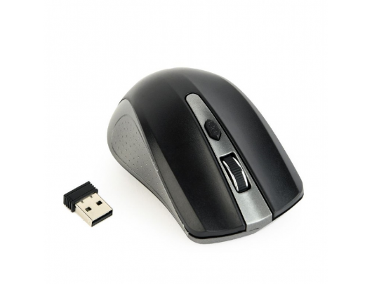 Belaidė pelė Gembird MUSW-4B-04-GB 2.4GHz Wireless Optical Mouse, USB, Wireless connection, Spacegrey/Black