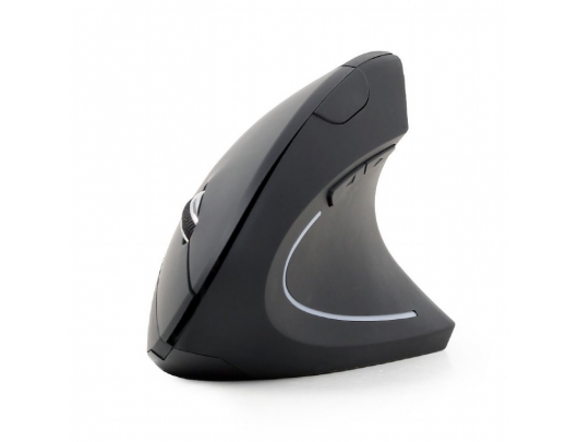 Belaidė pelė Gembird MUSW-ERGO-01 2.4GHz Wireless Optical Mouse, USB, Wireless connection, Black