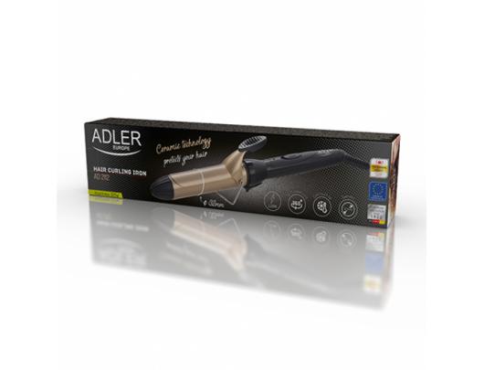 Žnyplės plaukams Adler Hair Curler AD 2112 Ceramic heating system, 55 W, Black