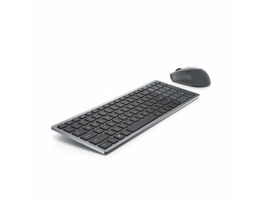 Klaviatūra+pelė Dell Keyboard and Mouse KM7120W Wireless, 2.4 GHz, Bluetooth 5.0, Keyboard layout Russian, Titan Gray